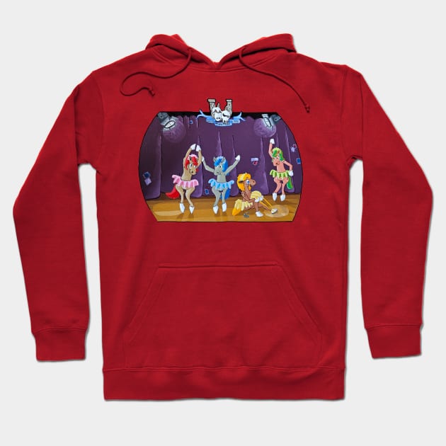 Dancing Horses Hoodie by Tri-Y